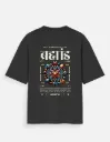 Oversized Unisex T-Shirt Midnight Black – Brahmand